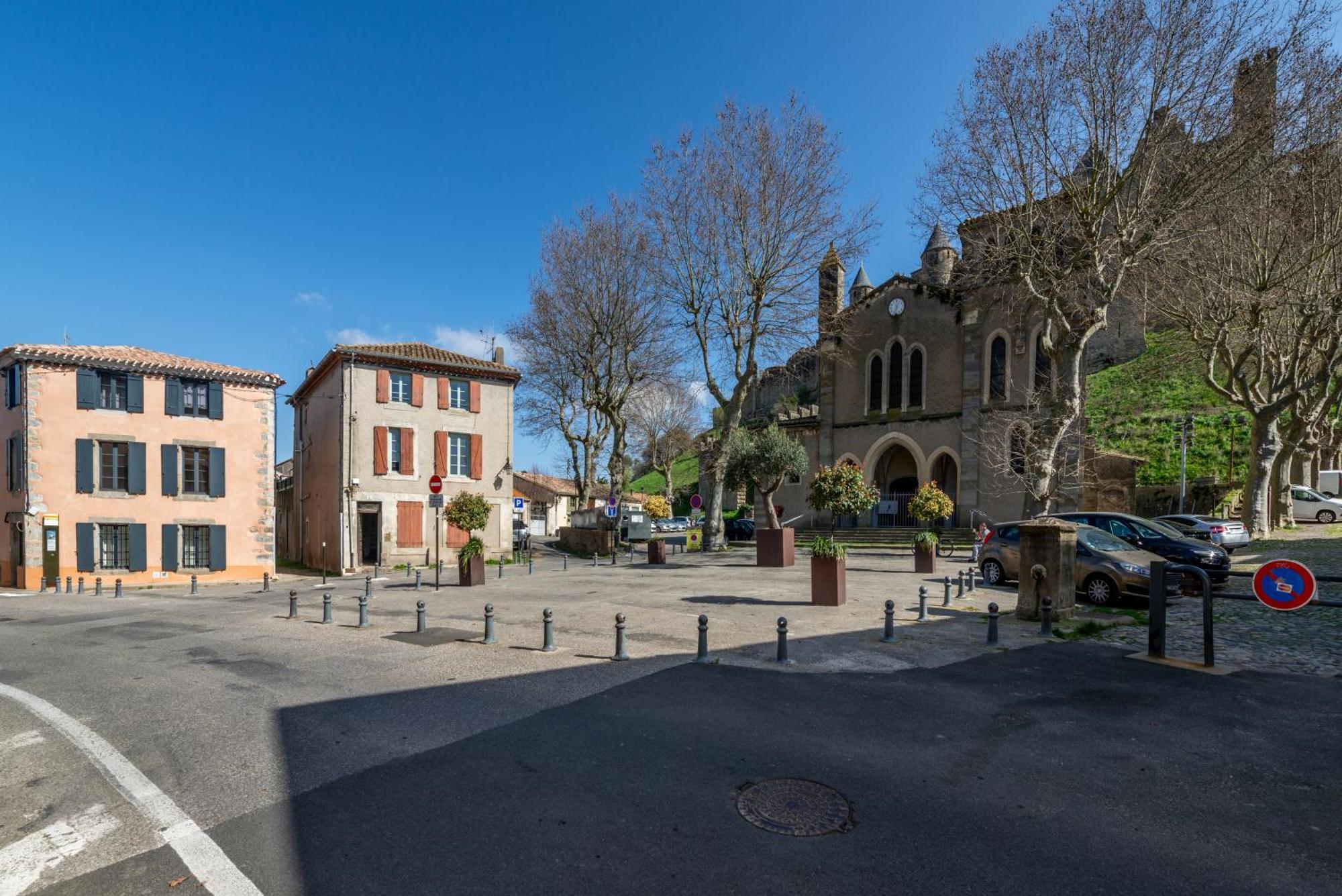 Les Gites De Laure - L'Or Vert, Appartement Avec Vue Sur Le Chateau, Parking Prive, Climatisation, Netflix, A 160 M De La Cite Medievale Carcassonne Exterior photo